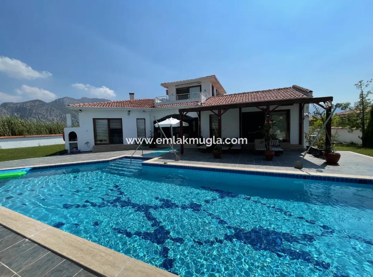 Dalyan 4 1 Luxury Villa For Sale In 7000M2 Land