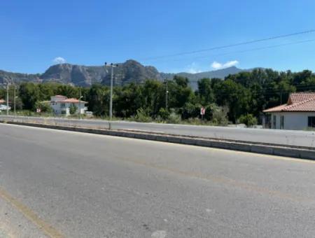 Dalyan Main Road Zero Land For Sale 8115M2 Commercial Land For Sale